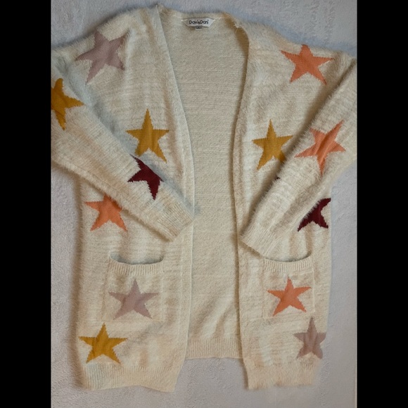 Davi & Dani Loose Fit Layering Boyfriend Cardigan - Picture 8 of 12